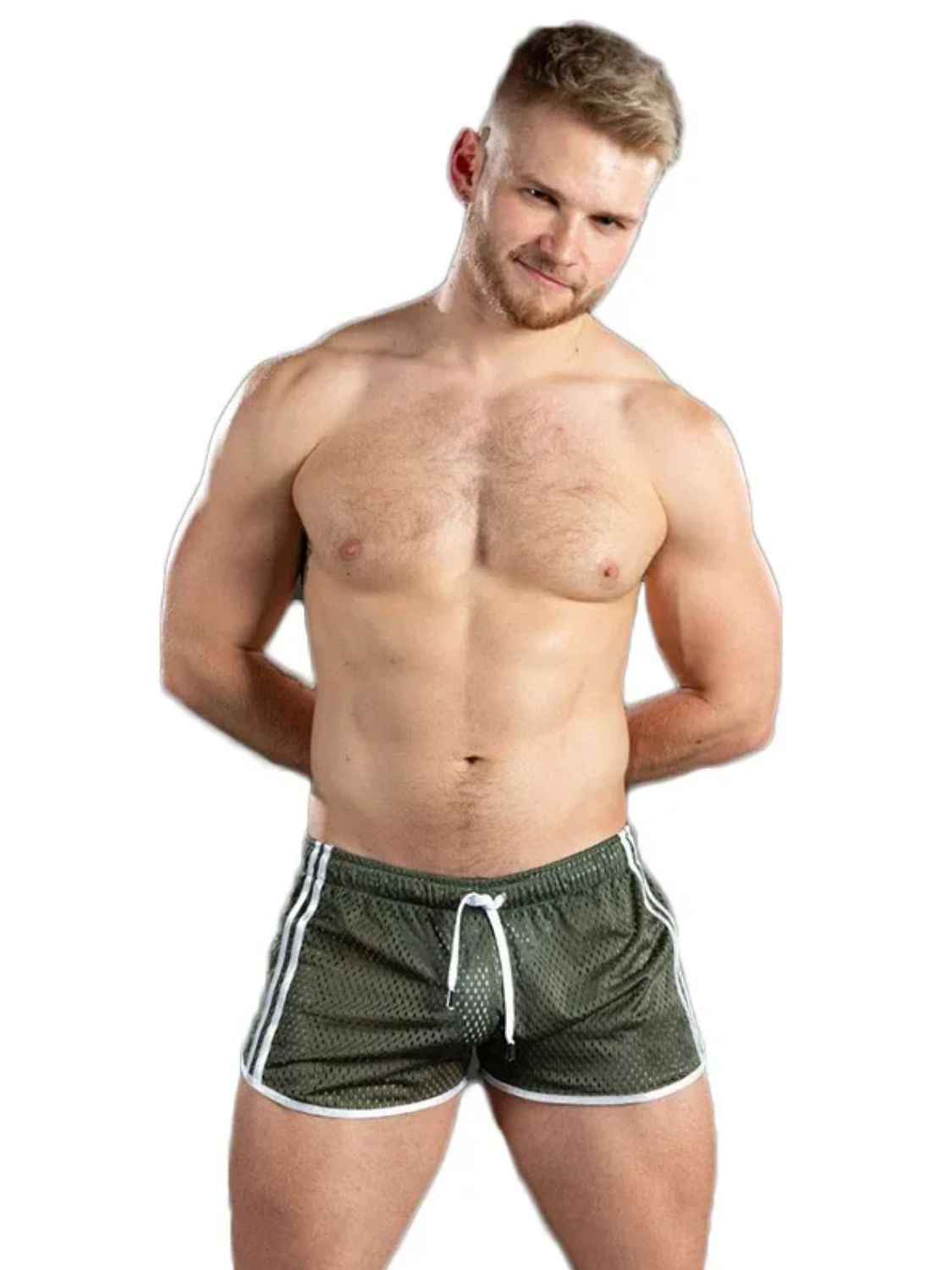 Men's Drawstring Side Striped Active Shorts - Damned Threads